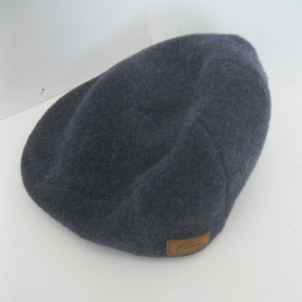 Vintage Navy Wool Olney Made in Scotland Cap - Size Medium